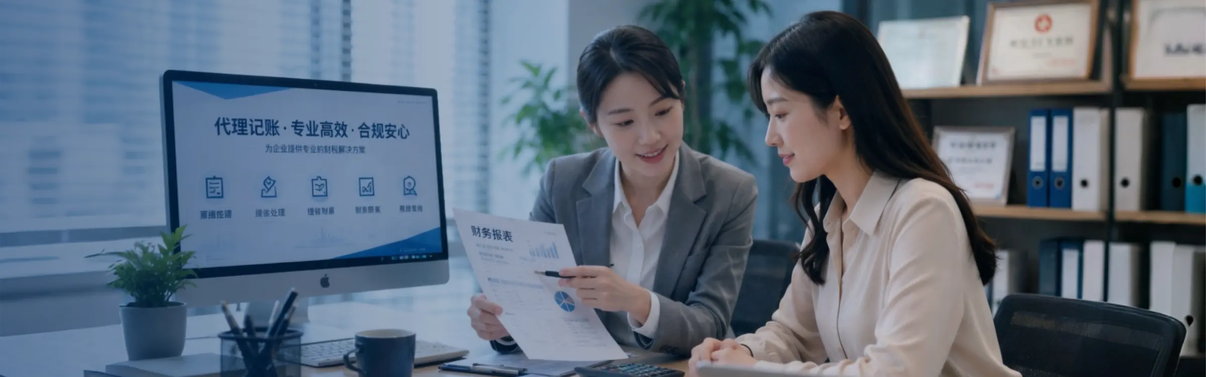 专业会计团队提供代理记账服务