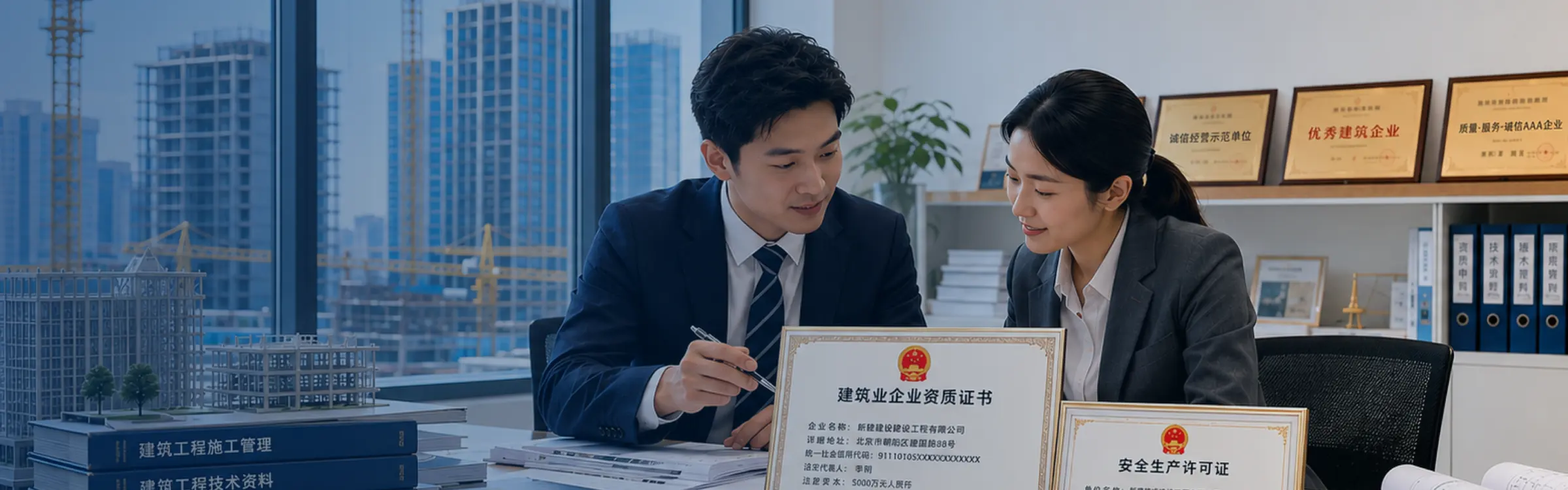 建筑资质顾问为企业提供资质办理服务